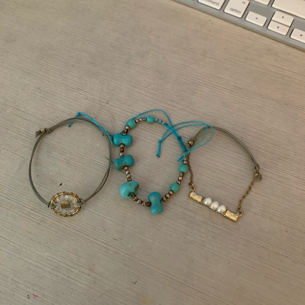 3 bracelets